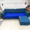 Băng Sofa Bọc Nỉ Cozy Màu Xanh Cũ