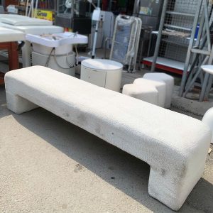 Băng Sofa Chờ 1m8 Bọc Nhung Lông Cừu Cũ