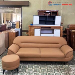 Thanh Lý Băng Sofa Thuyền Bọc Da Mới 99%