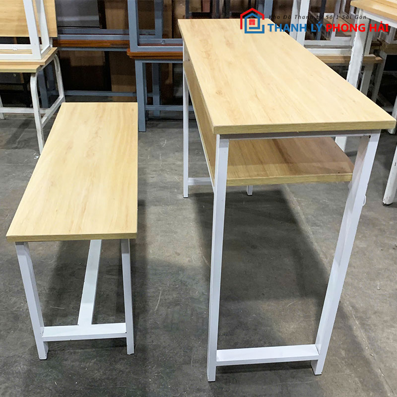 bo-ban-ghe-hoc-sinh-1m1-chan-sat-cu-1 Bộ Bàn Ghế Học Sinh 1m1 Chân Sắt Cũ