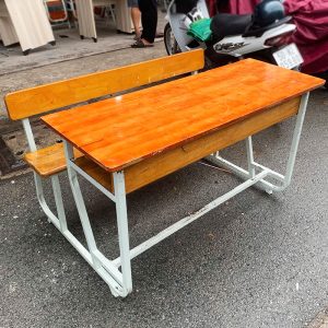 Bộ Bàn Học Liền Ghế Kèm Hộc Bàn Cũ