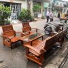 Bộ Salon Gỗ Xoan Đào Hoàng Anh Gia Lai Cũ