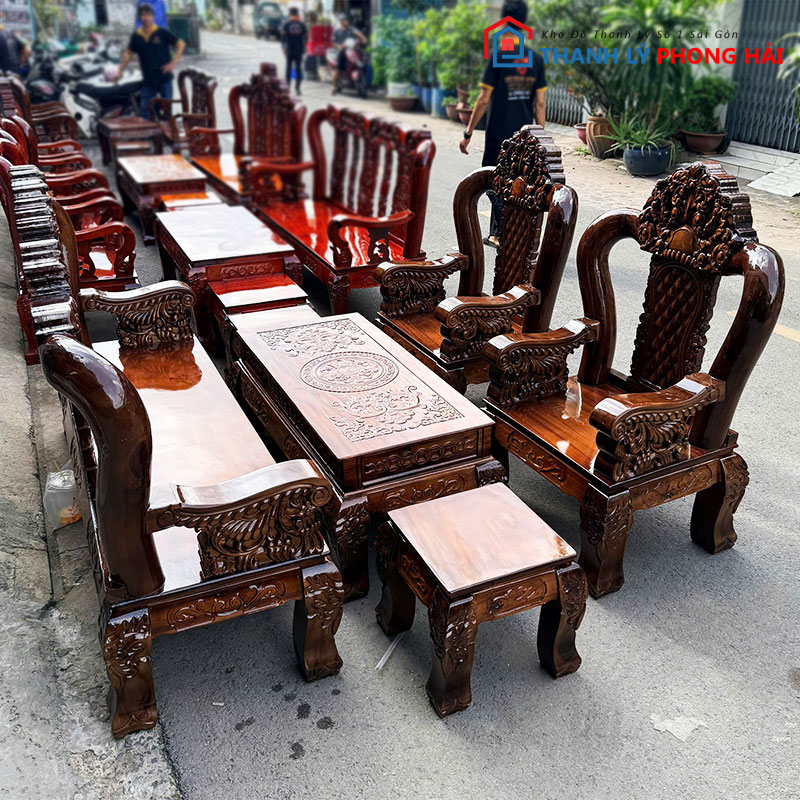 bo-salon-louis-tay-12-6-mon-hoang-gia-2-1 Bộ Salon Louis Tay 12 6 Món Hoàng Gia Mới 99% (Nhiều Màu)