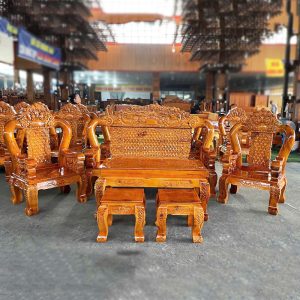 Bộ Salon Louis Tay 12 6 Món Hoàng Gia Mới 99%