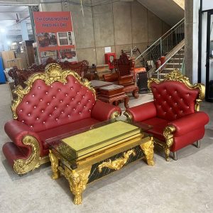 Bộ Sofa Hoàng Gia 3 Món 2m Sang Trong Cũ