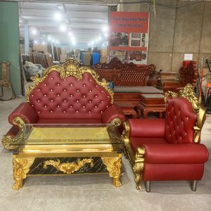 Bộ Sofa Hoàng Gia 3 Món 2m Sang Trong Cũ