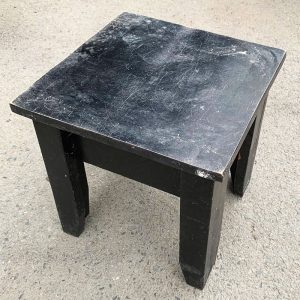 Ghế Cafe Cóc Gỗ Tự Nhiên Màu Đen Cũ