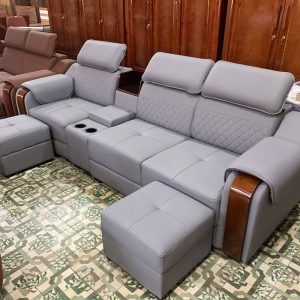 Ghế Sofa Da Kiểu Hộc Rượu Mới 99% (Nhiều Màu)