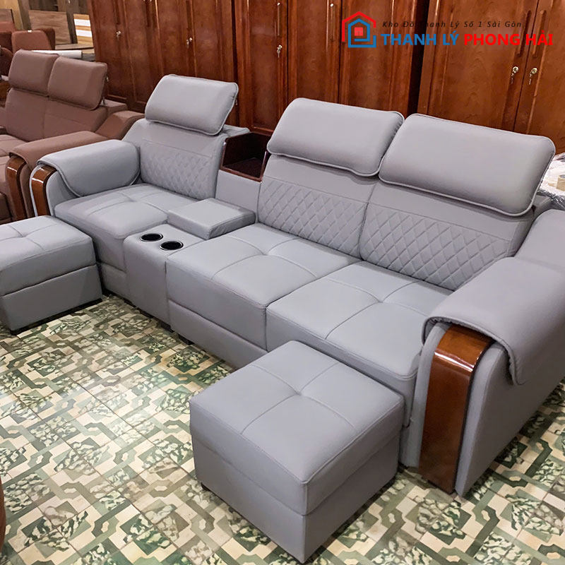 ghe-sofa-da-kieu-hoc-ruou-1 Ghế Sofa Da Kiểu Hộc Rượu Mới 99% (Nhiều Màu)