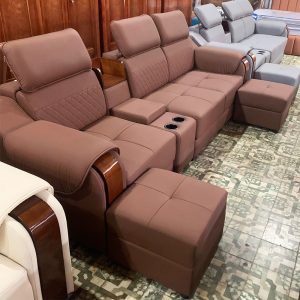 Ghế Sofa Da Kiểu Hộc Rượu Mới 99% (Nhiều Màu)