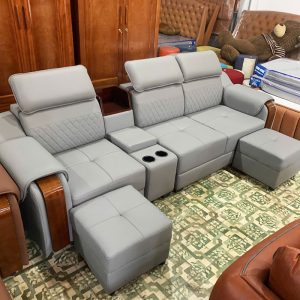 Ghế Sofa Da Kiểu Hộc Rượu Mới 99% (Nhiều Màu)