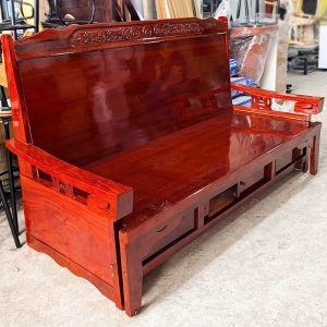 Ghế Trường Kỷ Kéo Thành Giường Gỗ Quỷnh Mới 99% (Nhiều Size)