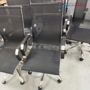 Ghế Xoay Lưng Cao Lưới Đen Cũ