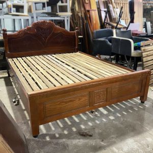 Giường Gỗ Tự Nhiên 1m6 Kiểu Cổ Điển Cũ
