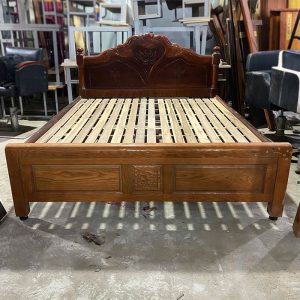 Giường Gỗ Tự Nhiên 1m6 Kiểu Cổ Điển Cũ
