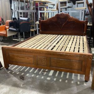 Giường Gỗ Tự Nhiên 1m6 Kiểu Cổ Điển Cũ