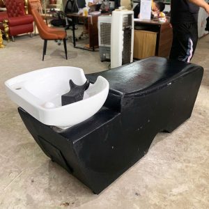 Giường Gội Đầu Bọc Da Kèm Bồn Sứ Cũ