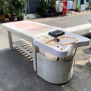 Giường Gội Spa Kèm Bồn Sứ Cũ