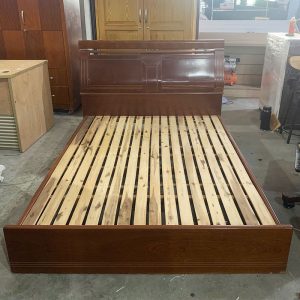 Giường Ngủ 1m4 Gỗ Tự Nhiên Dày Dặn Cũ