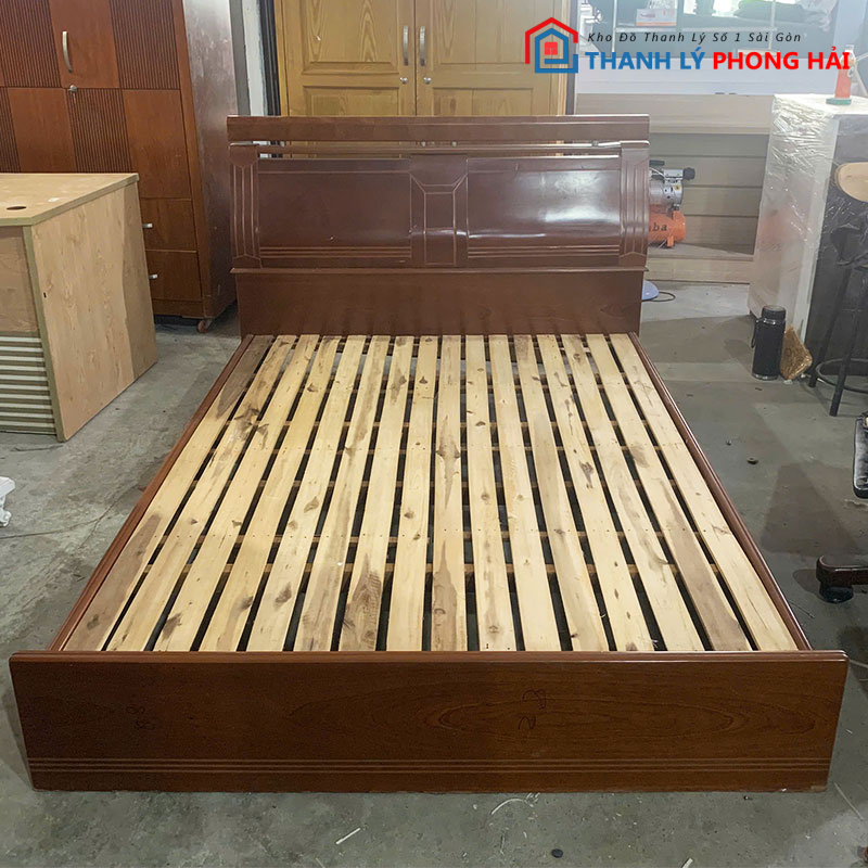 giuong-ngu-1m4-go-tu-nhien-1 Giường Ngủ 1m4 Gỗ Tự Nhiên Dày Dặn Cũ