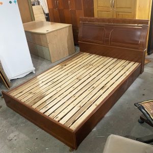 Giường Ngủ 1m4 Gỗ Tự Nhiên Dày Dặn Cũ