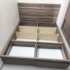 Giường Ngủ 1m6 Gỗ MDF Kèm 2 Hộc Kéo Cũ