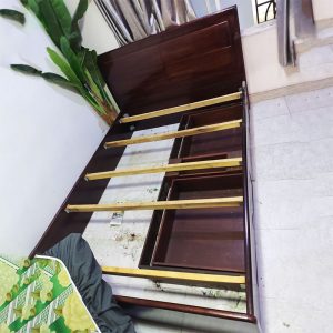 Giường Ngủ Gỗ Tự Nhiên Có 2 Hộc Kéo Cũ