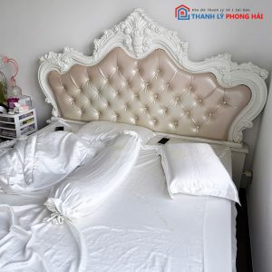 Giường Ngủ Hoàng Gia Ốp Nệm Cao Cấp Cũ