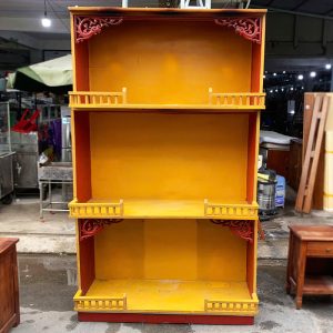 Kệ Thờ 3 Tầng Bằng Gỗ Cũ
