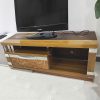 Kệ Tivi Gỗ MDF 1m2 Kèm Mặt Kính Cũ