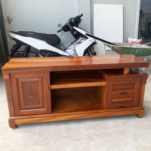 Kệ Tivi Gỗ Tự Nhiên Cũ
