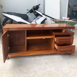 Kệ Tivi Gỗ Tự Nhiên Cũ