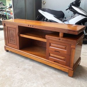 Kệ Tivi Gỗ Tự Nhiên Cũ