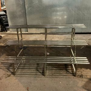 Kệ Trưng Bày Inox 3 Tầng Cũ