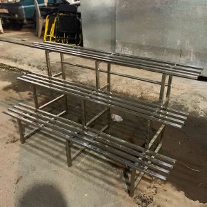 Kệ Trưng Bày Inox 3 Tầng Cũ