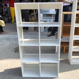 Kệ Trưng Bày Ô Vuông 60cm Gỗ CN Cũ