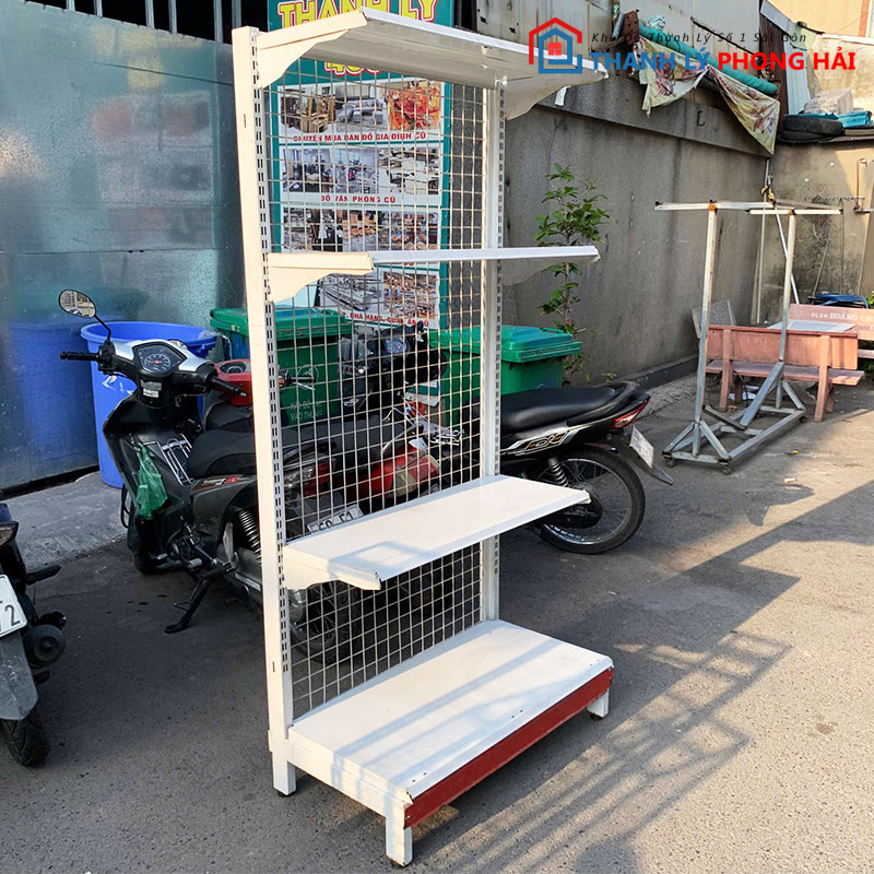ke-trung-bay-san-pham-90cm-co-luoi-sat-cu-1 Kệ Trưng Bày Sản Phẩm 90cm Có Lưới Sắt Cũ