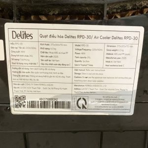Quạt Điều Hoà Delites RPD-30 Công Suất 48W Cũ