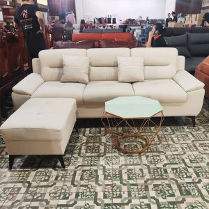 Sofa Bọc Da Chống Mực Kèm Đôn Gối Mới 99%