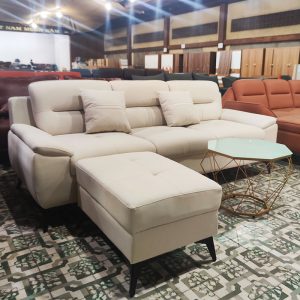 Sofa Bọc Da Chống Mực Kèm Đôn Gối Mới 99%