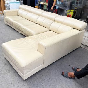 Sofa Da Góc L Zolano Sang Trọng Cũ