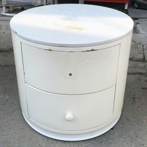 Tab Đầu Giường Tròn 2 Ngăn Kéo Cũ