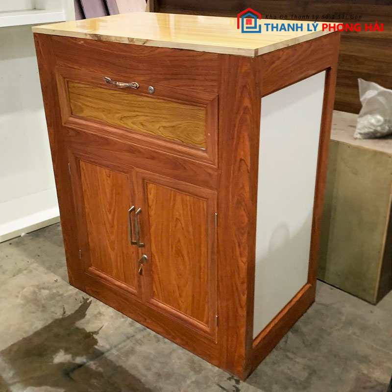 tu-bep-dung-gao-mat-da-90cm-cu-2 Tủ Bếp Đựng Gạo Mặt Đá 90cm Cũ