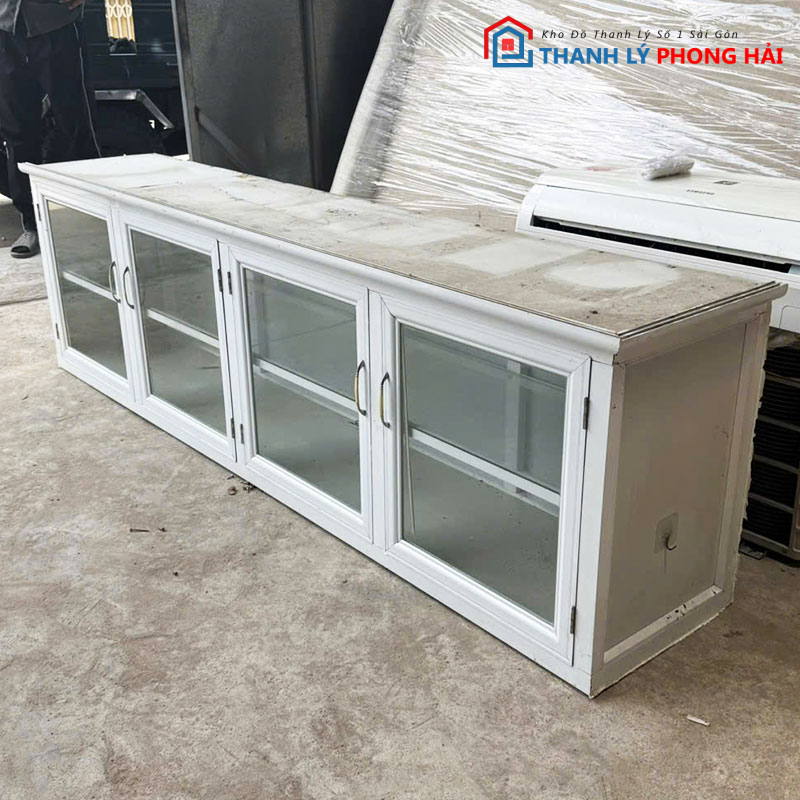 tu-bep-treo-4-canh-2m12-bang-nhom-cu-2 Tủ Bếp Treo 4 Cánh 2m12 Bằng Nhôm Cũ