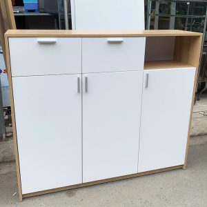 Tủ Dép Gỗ MDF 3 Cánh 1m4 Cũ
