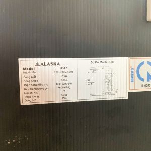 Tủ Đông Đứng Alaska IF-25 250 Lít Cũ