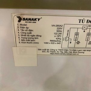 Tủ Đông Sanaky 2 Cánh Cũ (VH-285A2)