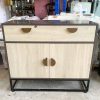 Tủ Đựng Đồ 1m Khung Sắt Mặt Gỗ MDF Cũ
