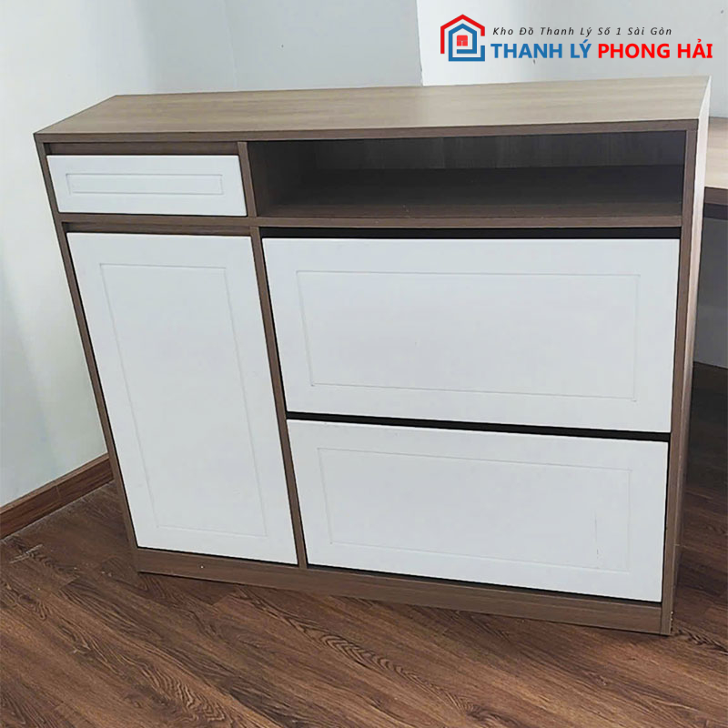 tu-giay-dep-cua-lat-hien-dai-cu-1 Tủ Giày Dép Cửa Lật Hiện Đại Cũ