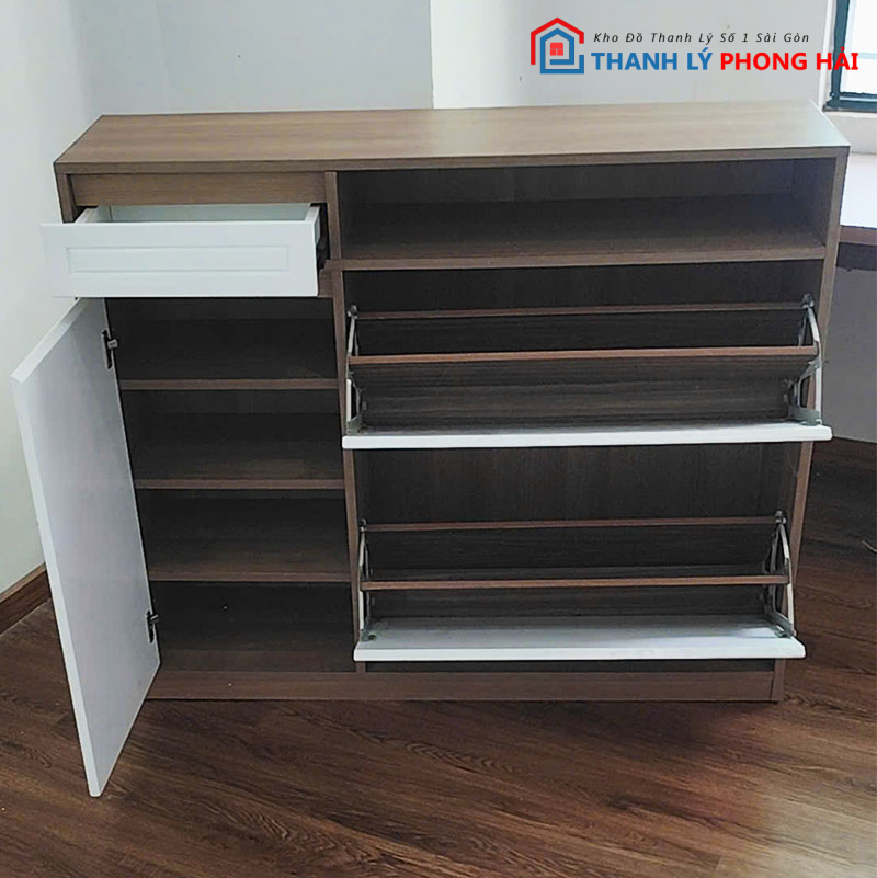 tu-giay-dep-cua-lat-hien-dai-cu-2 Tủ Giày Dép Cửa Lật Hiện Đại Cũ